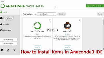 Install Keras in Anaconda3