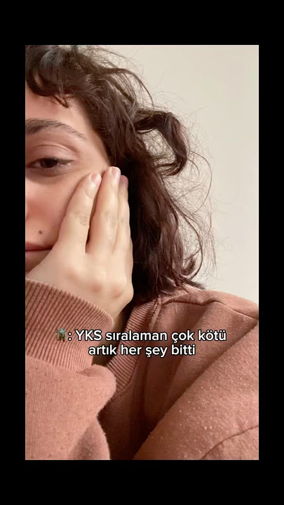 Your YKS ranking is very bad, everything is over now