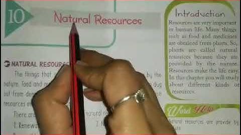 Class-3  EVS Chapter-10 (Natural Resources)part- 1(3)