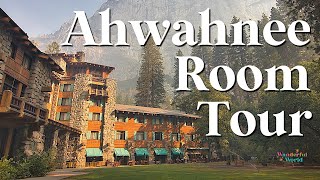 Ahwahnee Room Tour with Stunning Balcony! Hotel Tour, What We Ate