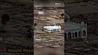Masjid ini tetap berdiri kokoh meski terdampak bencana tsunami #shortvideo