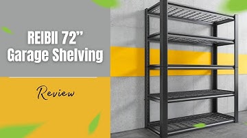 Maximize Space and Efficiency: REIBII 72” Garage Shelving | Review