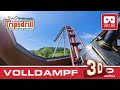 VOLLDAMPF 3D Tripsdrill on-ride VR Roller Coaster VR180 3D Vekoma Family Boomerang Shuttle Coaster