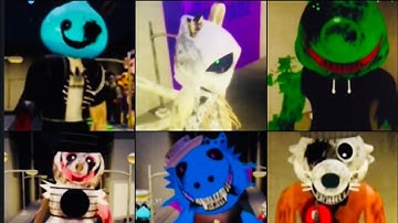 Piggy the result of isolation bot concepts all badge skin jumpscares! (Expect old character badge)