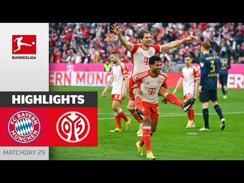 Bayern Munich Mainz Goals And Highlights