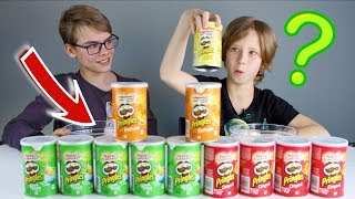 Не выбирай ЧИПСЫ PRINGLES СЛАЙМ ЧЕЛЛЕНДЖ Лизун из случайных ингредиентов / Slime Challenge