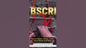 How to Make a Rope Ladder from Wood and Rope – Easy DIY for Outdoor Access or Play