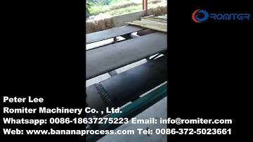 Full Automatic Banana Tree Fiber Extracting Production Line