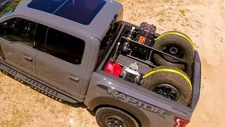 2017 Up Ford Raptor Bed Rack Installation time lapse Forged Offroad