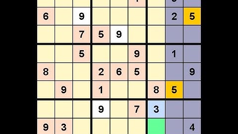 How to Solve Washington Times Sudoku Difficult November 19, 2021