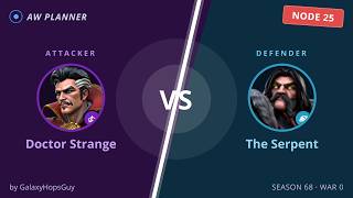 S68 War 0: Doctor Strange vs 25 The Serpent