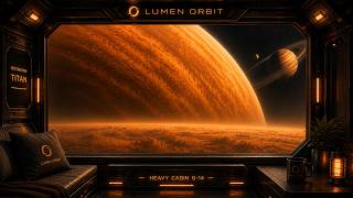 Titan Observation Deck 🌌 Deep Space Ambient | 2 Hours of Cinematic Synths for Sleep,Focus,Relaxation