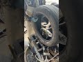 One tire dismantling machine can handle it, doubling work efficiency! #Tire worker #8f3c1