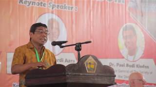 Part 1 Simposium Internasional STFK Ledalero (Dr. Paul Budi Kleden)