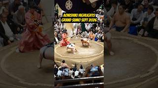 Aonishiki Highlights: September 2026 Grand Sumo