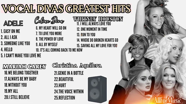 Celine Dion, Adele, Whitney Houston, Mariah Carey and Christina Aguilera - VOCAL DIVAS 2024#4206