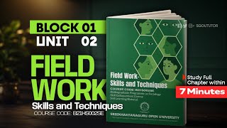 SGOU BA Sociology | Field Work: Skills & Techniques | Block 1 Unit 2: Field Work Plans