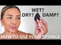 HOW TO USE A BEAUTY BLENDER SPONGE FOR BEGINNERS | NINA UBHI