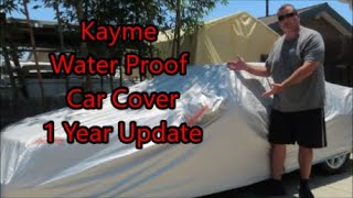Amazon's Kayme 6Layer Waterproof All Weather Car Cover 1 Year Performance Update