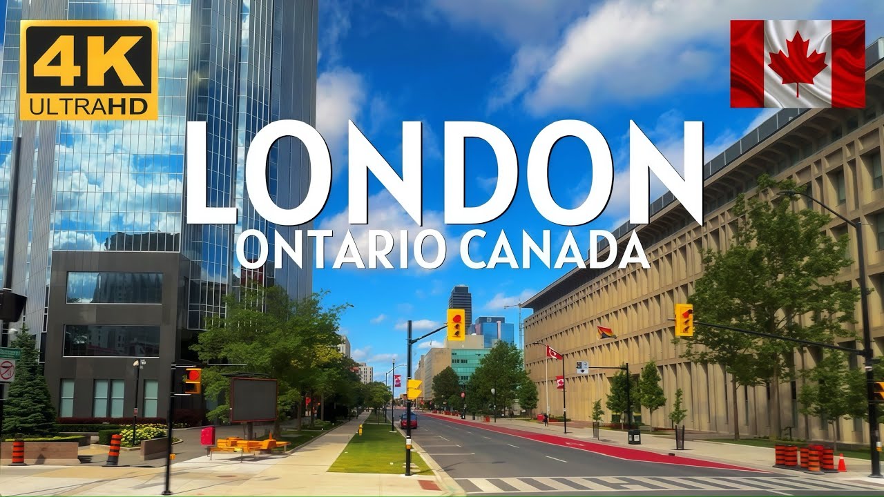 London Ontario Canada in 2025! | 4K HDR 60FPS
