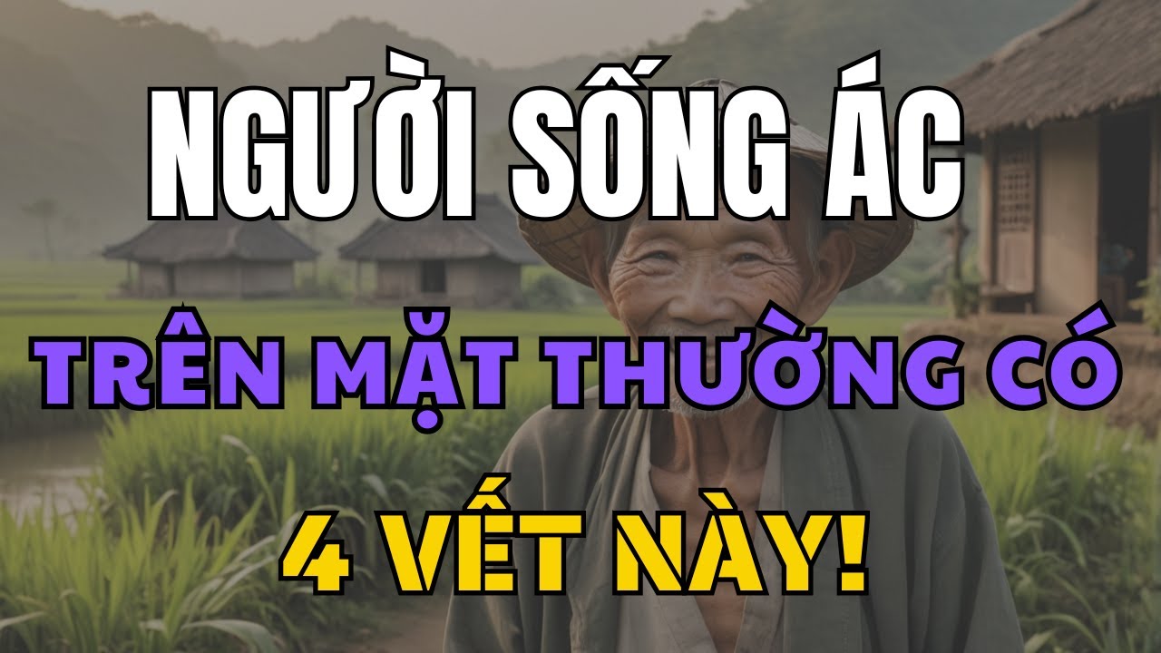 Outline Video Về Già Phải Biết Người Sống Ác Mặt Đều Lưu Lại 4 Dấu Vết Này Tránh Xa Kẻo Rước Họa Vào Thân!