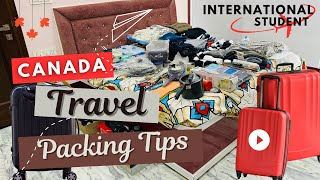 Easy Packing for Canada  | upcoming intake 2024 | What to Pack for Canada? | Explained LIVE |