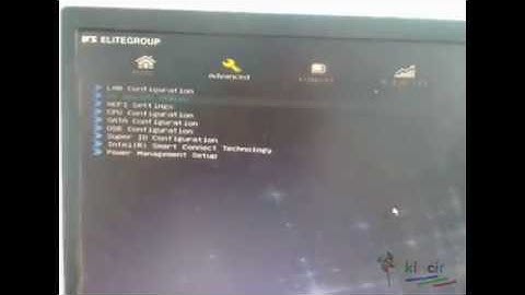 Setting bios untuk install ulang