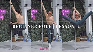 BEGINNER POLE LESSON #2 FAN KICK & CHAIR SPIN. LET ME KNOW YOUR THOUGHTS 🫶 