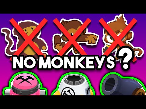 Can You Beat Bloons TD Series Without Monkeys? (No Monkeys Challenge)