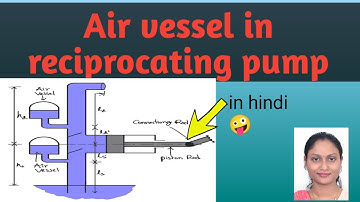 Air vessel in reciprocating pump hindi ||why air vessels are used in reciprocating pumps