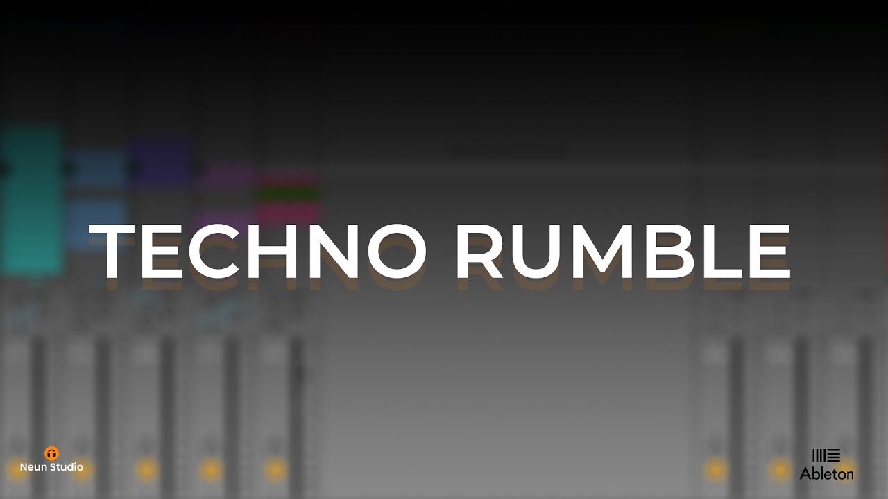Techno Rumble Ableton Rack Cรณmo hacer un RUMBLE de TECHNO nivel PRO | Ableton Live Tuorial [DISEรO ...