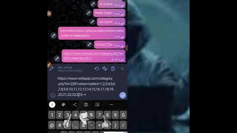 ه‌ک دیتابیس سایت دارای باگ sql injection #sqlinjection #bug #باگ #باگ_هانتر