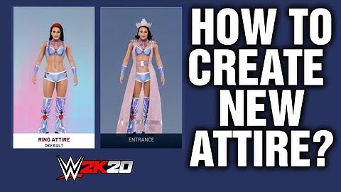 How To Create NEW! Attire of Zelina Vega! WWE 2K20