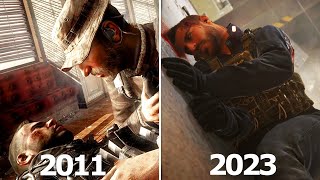 Soap's Death Scene 2011 VS 2023 - Call of Duty: Modern Warfare 3