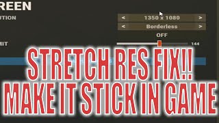 HOW TO MAKE STRETCH RES STICK ON RUST IN GAME!  FIX!!! 1350X1080 PVP CHAD SETTINGS!