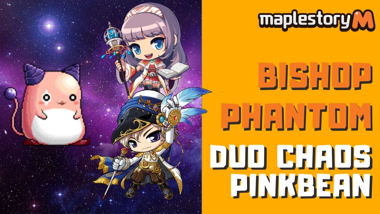 Maplestory M Bishop & Phantom Duo Chaos Pink Bean (CPB) - YouTube