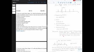 NYU Probability and Stochastic Process HW10 Question 1