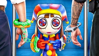 Pomni Z Magicznego Cyfrowego Cyrku Jest W Więzieniu Dobry Kontra Zły Glina Osiłek Kontra Kujon