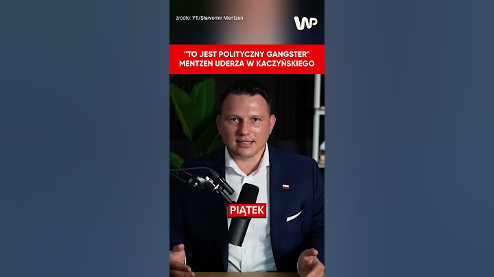 "Kaczyński to polityczny gangster". Mentzen uderza w Prezesa PiS