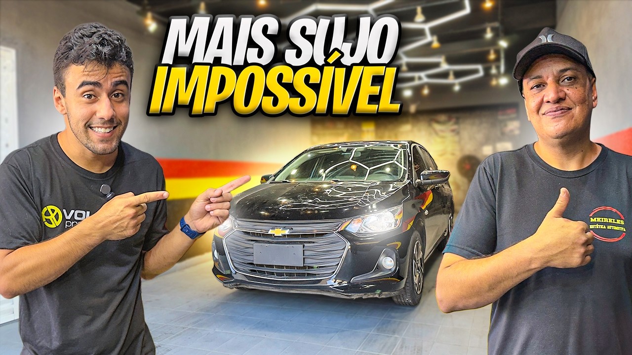 🟡 MAIS SUJO IMPOSSÍVEL: ONIX PLUS FOI COM URGÊNCIA PRA ESTÉTICA! (Uber, Volante Premiado, Lukeko)