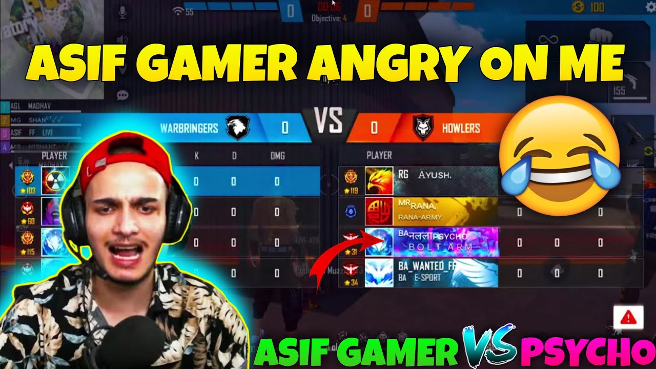 ASIF GAMER LIVE ANGRY ON ME 😡- para SAMSUNG A3,A5,A6,A7,J2,J5,J7,S5,S6,S7,S9,A10,A20,A30,A50,A70