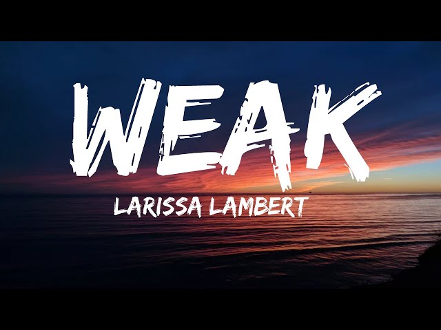 Larissa Lambert – Weak (Lyrics) (Cover) | I get so weak in the knees I can hardly speak class=