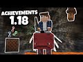 Getting All The Minecraft Bedrock Edition 1.18 Achievements!!!