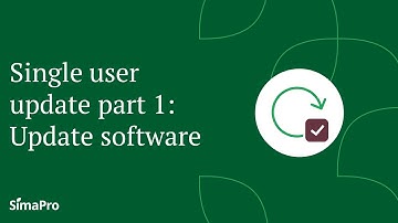 How to update SimaPro (single user) | Part 1: Updating the software