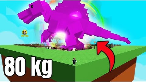 TRADING for my TITANIC Rainbow SPINOSAURUS (80KG) Grow a Garden ROBLOX