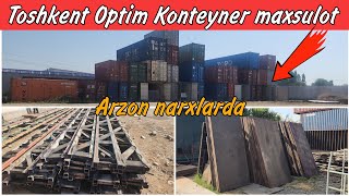 Toshkent Konteyner maxsulot narxlari |  ☎️996903767☎️939753003 | Optim Arzon narzxlarda