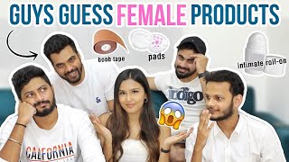 Quizzing My Guy Friends About Feminine Products! / Boys Guess Girl Products😂