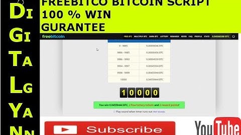 Free Bitcoin Script 100 % Win With Proof