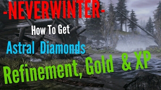 Nevwerwinter! HOW TO GET ASTRAL DIAMONDS, GOLD AND REFINEMENT! My Farming location and guide!