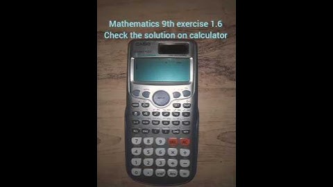 #mathematics #9th class #exercise 1.6